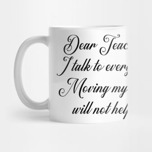 Dear Teacher Mug